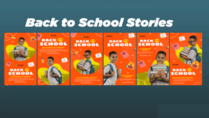 Videohive Back to School Stories 47214085 Openers template preview