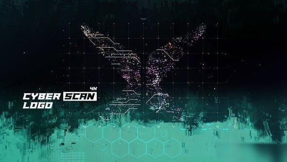 Videohive Digital Scan 4K Logo Logo Stings template preview