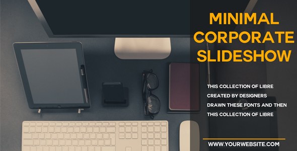 Videohive Minimal Corporate Slideshow 19239271 Video Displays template preview