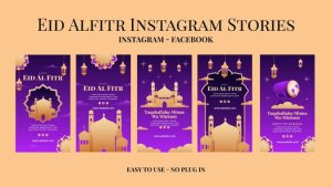 Videohive Eid Alfitr Instagram Stories Ramadan template preview