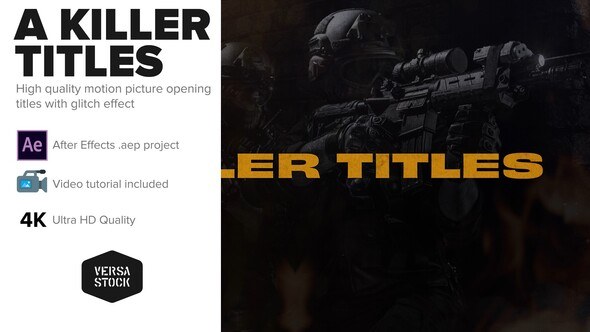 Videohive A Killer Titles Titles template preview