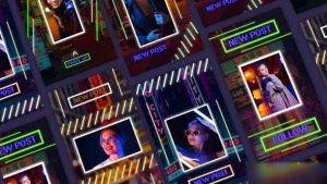 Videohive Light Transition Instagram Story Frames After Effects Template Elements template preview