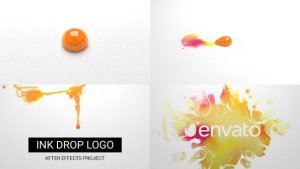 Videohive Ink Drop Logo Logo Stings template preview