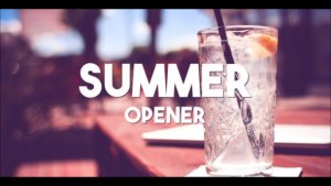 Videohive Summer Typography Slides Openers template preview