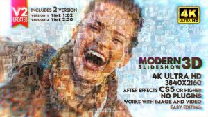 Videohive Modern Slideshow 3D Video Displays template preview