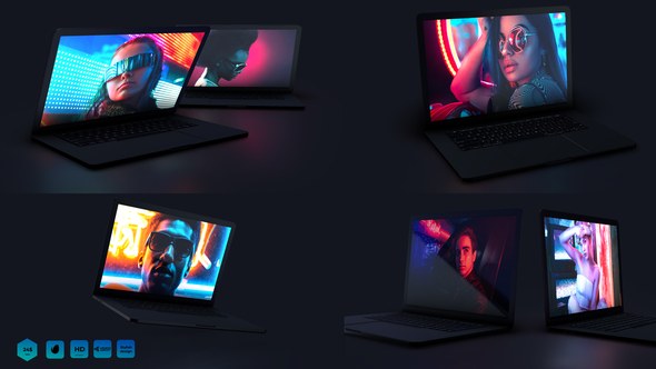 Videohive Laptop Mockup // Website Presentation Product Promo template preview
