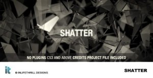 Shatter Video Displays template preview