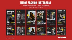 Videohive Iluiqe Fashion Instagram Template Product Promo template preview