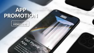 Videohive Fast Phone App Intro Product Promo template preview