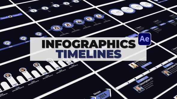 Videohive Infographics Timelines Infographics template preview