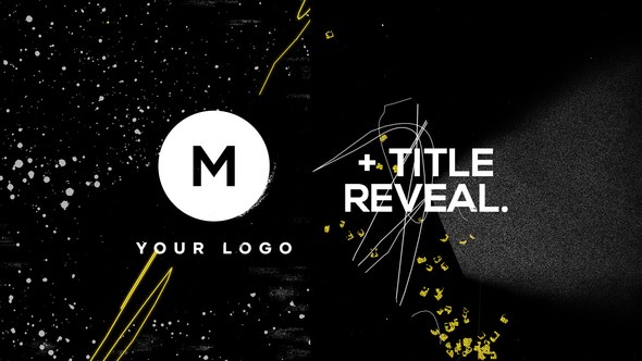 Videohive Logo & Title Reveal Scribble Grunge Video Displays template preview
