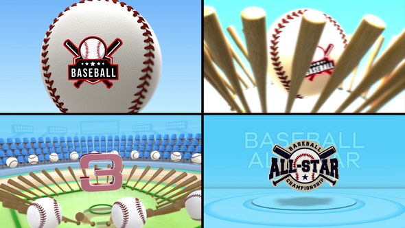 Videohive Baseball Countdown 4 Elements template preview