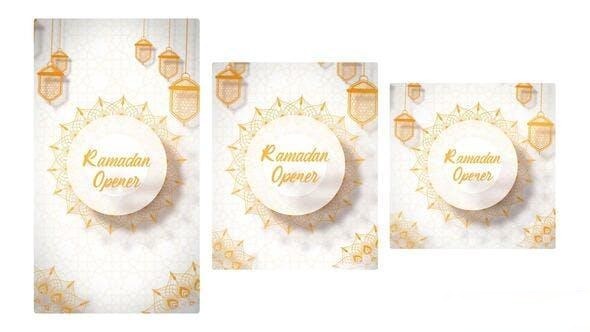 Videohive Ramadan Opener | Social Media (3 in 1) Ramadan template preview