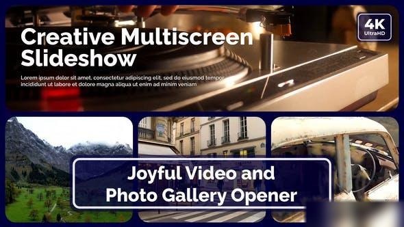 Videohive Multiscreen Slideshow || Enjoyable Video Photo Gallery Opener Openers template preview