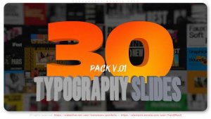 Videohive Typography Bundle Pack Openers template preview