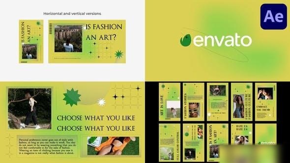 Videohive Fashion Slideshow for After Effects Openers template preview