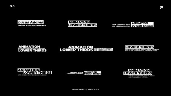 Videohive Lower Thirds | AE 56474151 Titles template preview
