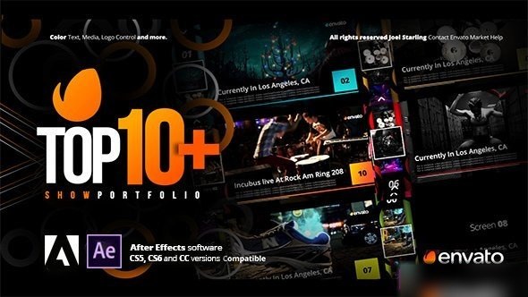Videohive Top +10 Opener Openers template preview