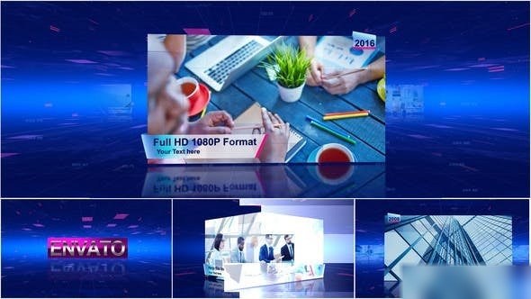 Videohive Timeline Slides Openers template preview