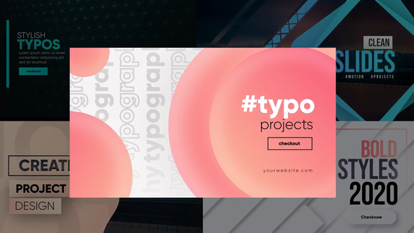 Videohive Creative Typography Pack 33445688 Elements template preview