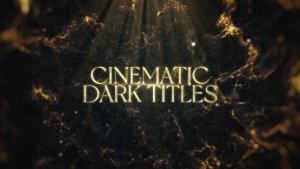 Videohive Cinematic Dark Titles Titles template preview