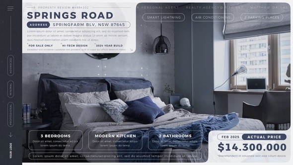 Videohive Real Estate Minimal IV Product Promo template preview