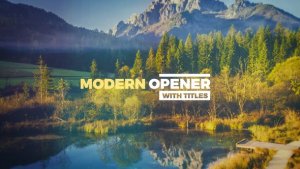Videohive Modern Opener With Titles Openers template preview