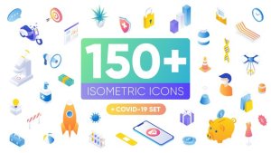 Videohive Isometric Icons 26969135 Elements template preview
