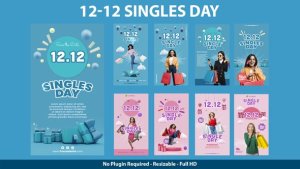 Videohive Shoping Stories Elements template preview