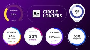 Videohive Circle Loaders Elements template preview