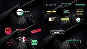 Modern Titles Video Displays template preview