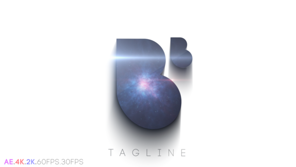 Videohive Space Clean Logo Logo Stings template preview
