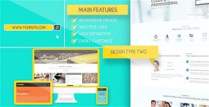 Website Presentation Pack Video Displays template preview