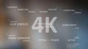 Videohive Technology Titles and Alphabet 4K Titles template preview