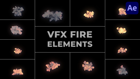Videohive VFX Fire Elements for After Effects 52105946 Elements template preview
