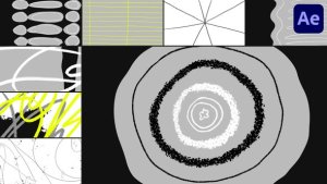 Videohive Abstract Scribble Transitions | After Effects Elements template preview