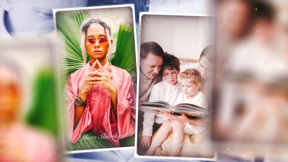 Videohive Slideshow memories of my family Video Displays template preview