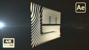 Videohive Sliced Logo Opener Logo Stings template preview
