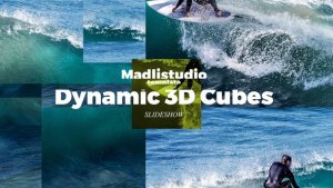 Videohive Dynamic 3D Cubes Slideshow Video Displays template preview