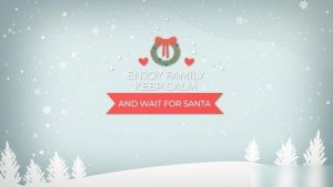 Videohive Photo Frames Christmas Greeting Card Openers template preview