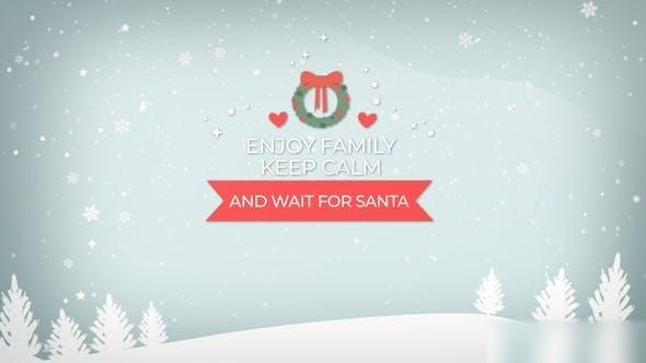 Videohive Photo Frames Christmas Greeting Card Openers template preview
