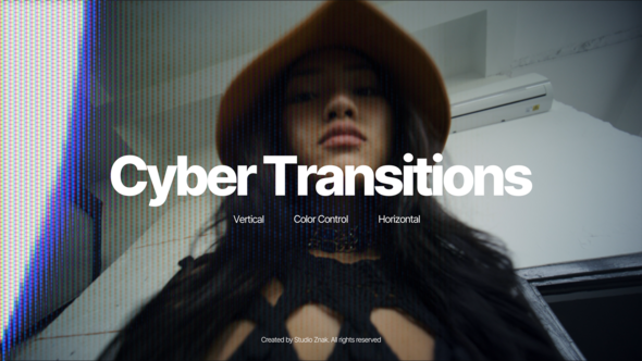 Videohive Cyber Transitions Elements template preview