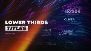 Videohive Lower Thirds Titles 45800397 Titles template preview