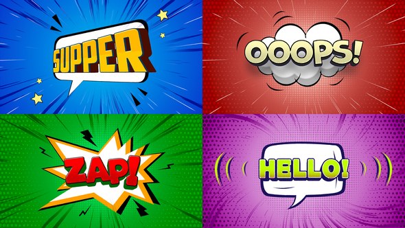 Videohive Comic Titles - Part 2 Titles template preview
