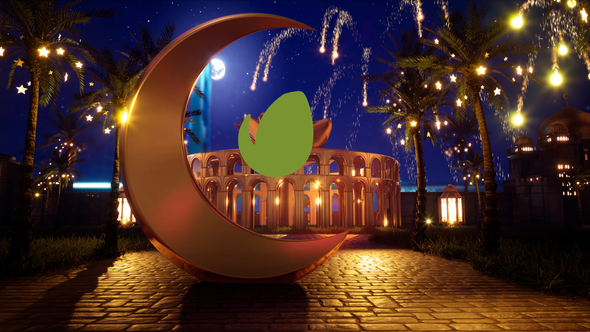 Videohive Ramadan Fantasy Logo Stings template preview