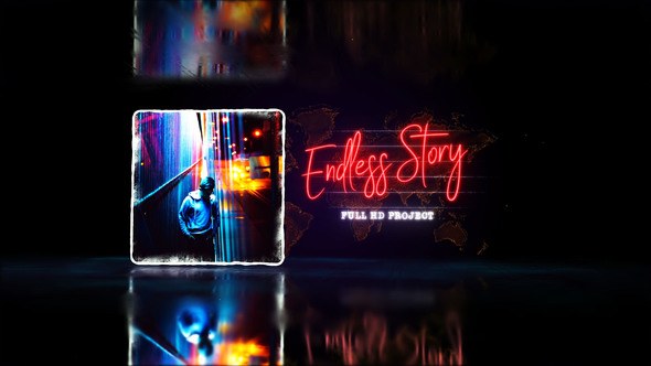 Videohive Endless Story Stylish Slideshow / Youtube Travel Blog/ Digital Slide/ Bright Presentation/ Art Promo Titles template preview