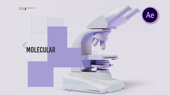 Videohive Genetic Laboratory Intro Logo Stings template preview