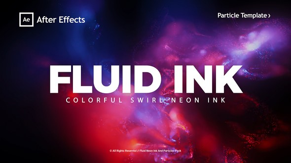 Videohive Colorful Particle Typography Elements template preview