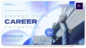 Hiring Company Presentation Premiere Pro template preview
