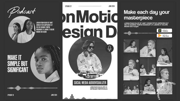 Videohive Social Media Audiovisualizers Video Displays template preview